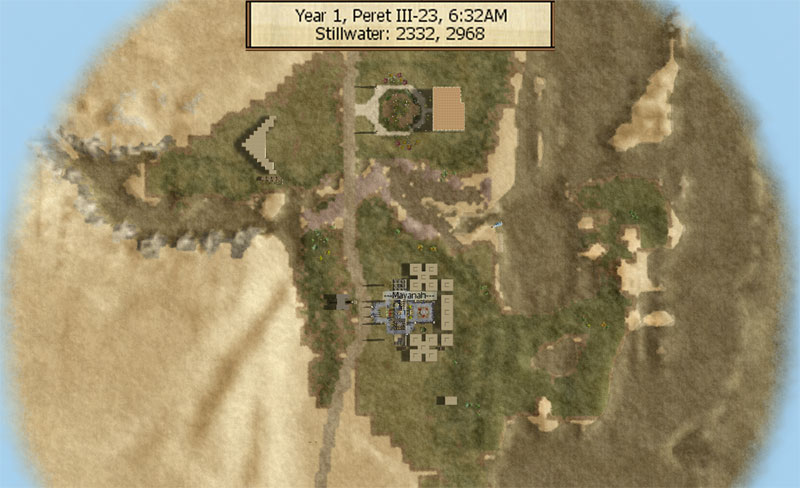 Area before any changes