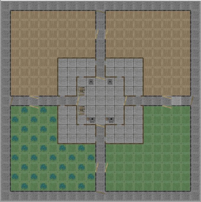 21x21 layout